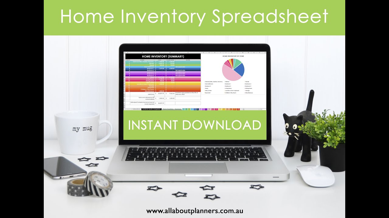 How and why I keep track of a Home Inventory using Spreadsheets
