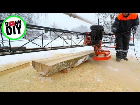 Sawing Dimensional Lumber - Swingblade Sawmill BUILD Ep.12