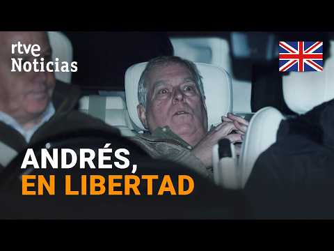 L'expríncep Andrés surt de comissaria després d'onze hores detingut per la policia britànica