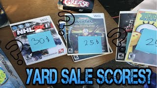YARD SALE SCORES AND A BIRTHDAY (Video games and toys)