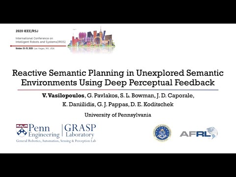 IROS 2020 Presentation - Reactive Semantic Planning in Unexplored Semantic Environments