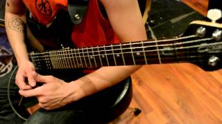 ACRANIA - "People Of The Blaze" César Cortés Guitar/Sax Performance Video