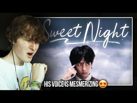 HIS VOICE IS MESMERIZING! (BTS V (방탄소년단) 'Sweet Night' | Song Reaction/Review)