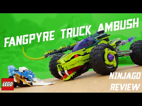 LEGO Ninjago 9445 Fangpyre Truck Ambush Review! A Scaly Endeavor on Wheels