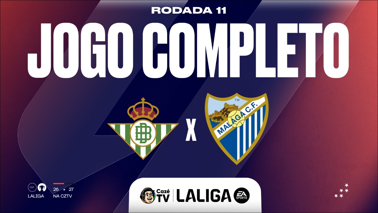 AO VIVO: REAL BETIS X MÁLAGA | LALIGA 26/27 | 11ª RODADA
