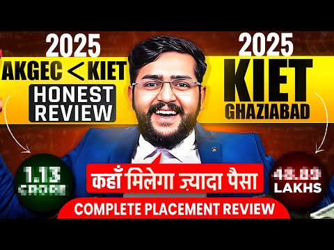 KIET University Placement 2026: Highest Package, Average Package, Top Recruiters