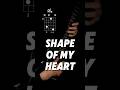 Shape of my heart #guitarchords