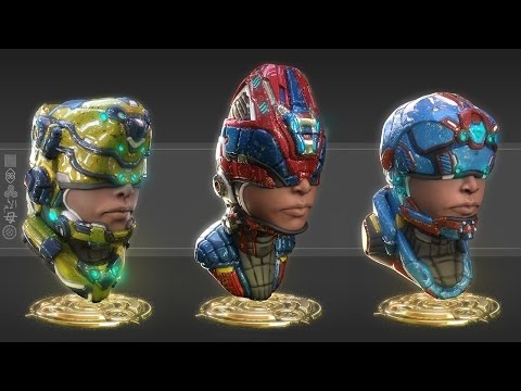 ZBrush and KeyShot Tutorial Now Available: Sculpting Sci-Fi Mech Character Busts