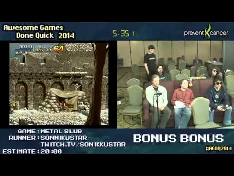 AGDQ 2014 Bonus Stream   Game 09   Metal Slug