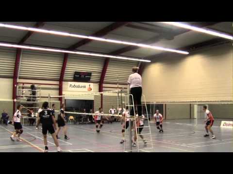 Volleybal Heren 1e div A: De Witte Olhaco H1 - Arvevo H1 [28-09-2013]