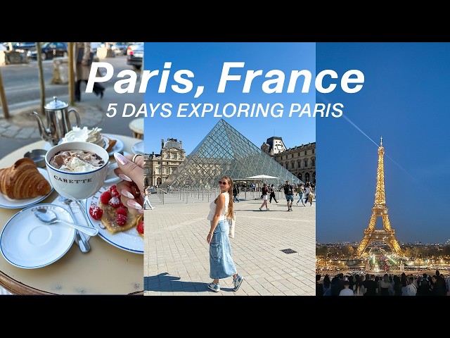 Travel vlog - 5 days in Paris, France travel vlog exploring ALL the sights & hidden gems