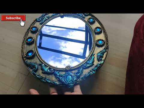 unique craft ideas|vintage mirror craft|CRAFTऐसा बनाओ की लोग तारीफ़ किये बिना रह ना पाए☺|antique DIY