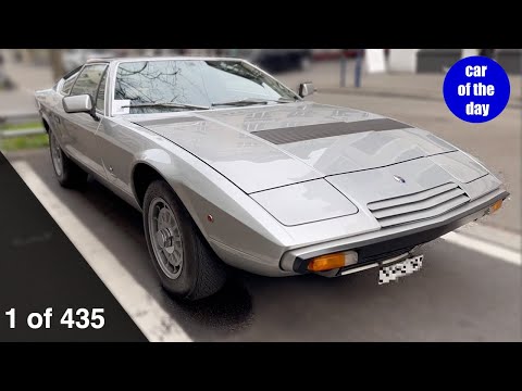 The Maserati Khamsin in the City: A Silver Spectacle of Classic Elegance