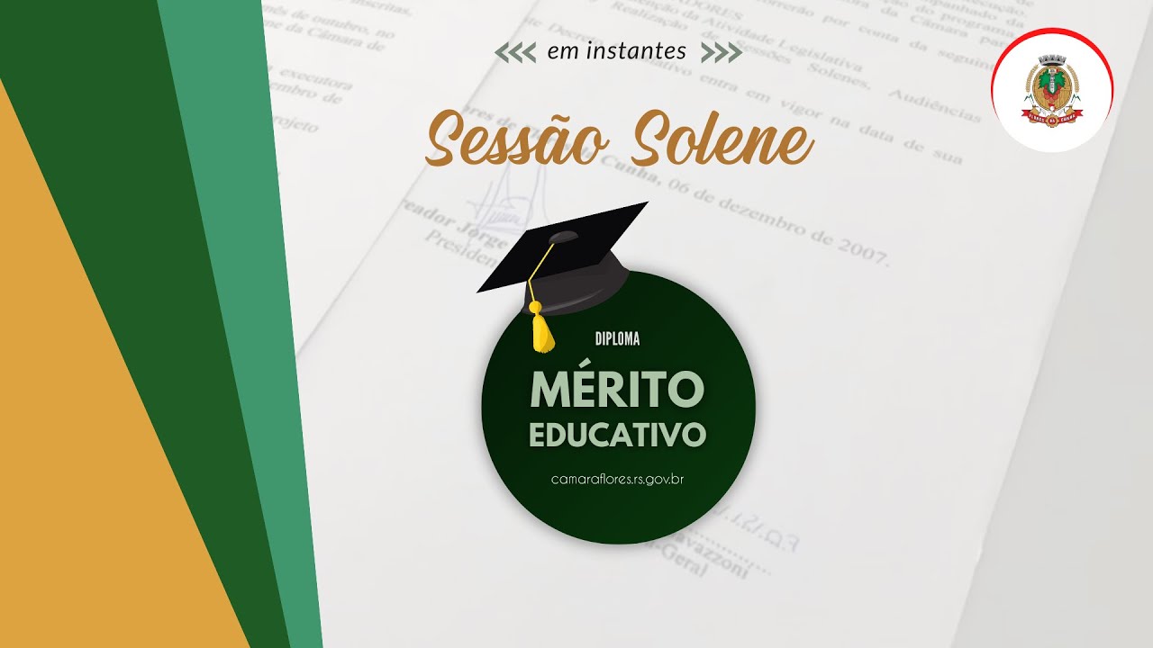Foto Sessão Solene | Mérito Educativo | 19/10/2023