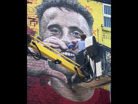 Amazing mural in memory of Diogo Jota 🕊️🙏