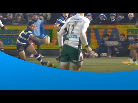 A lovely piece of skill from Bath Rugby’s Ben Tapuai