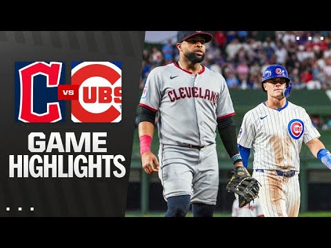 25/07.03(목) #MLB 시카고컵스 5 vs 4 클리블랜드 하이라이트