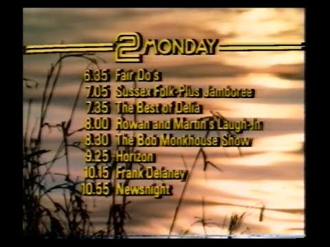 BBC2 Closedown | 27th / 28th November 1983