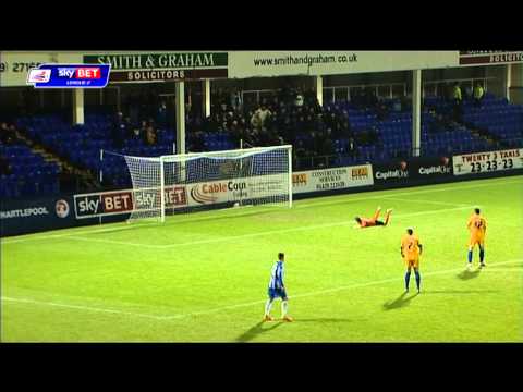 Hartlepool United vs Mansfield Town - League Two 2013/14