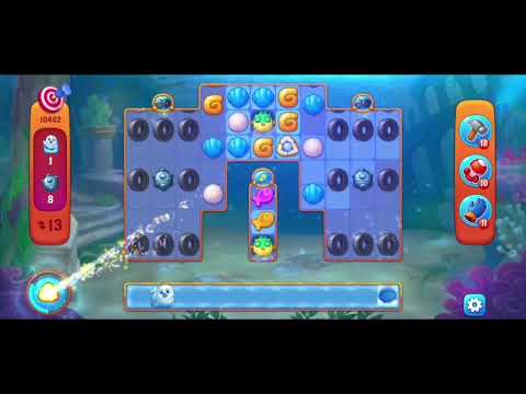 🎯 Fishdom 10462 Challenge Level + 💥💥🧨💣 + 9💎 + 🔨