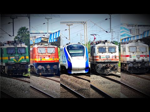 17 in 1 | Compilation of High Speed Trains | Western Railways | Umroli