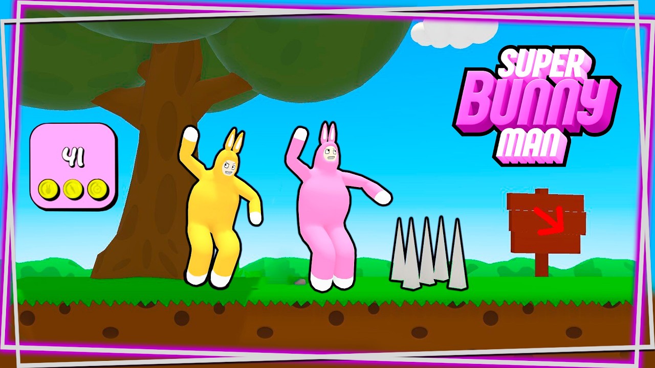 ¿Completamos el juego? MUCHOS ENFADOS en  Super Bunny Man