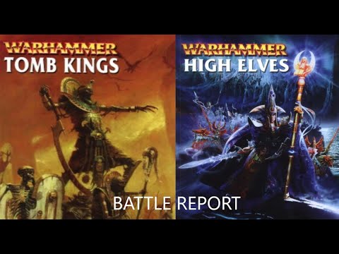 Warhammer Fantasy 6th Edition Battle Report - Tomb Kings Vs High Elves 1500 Points #54
