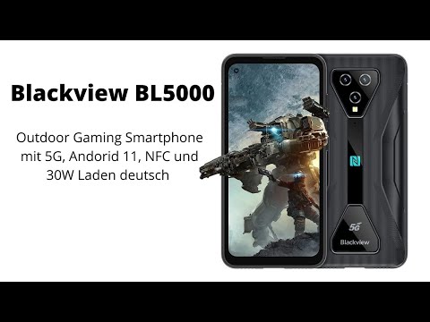 Blackview BL5000 Outdoor Gaming Smartphone mit 5G, Andorid 11, NFC und 30W Laden deutsch