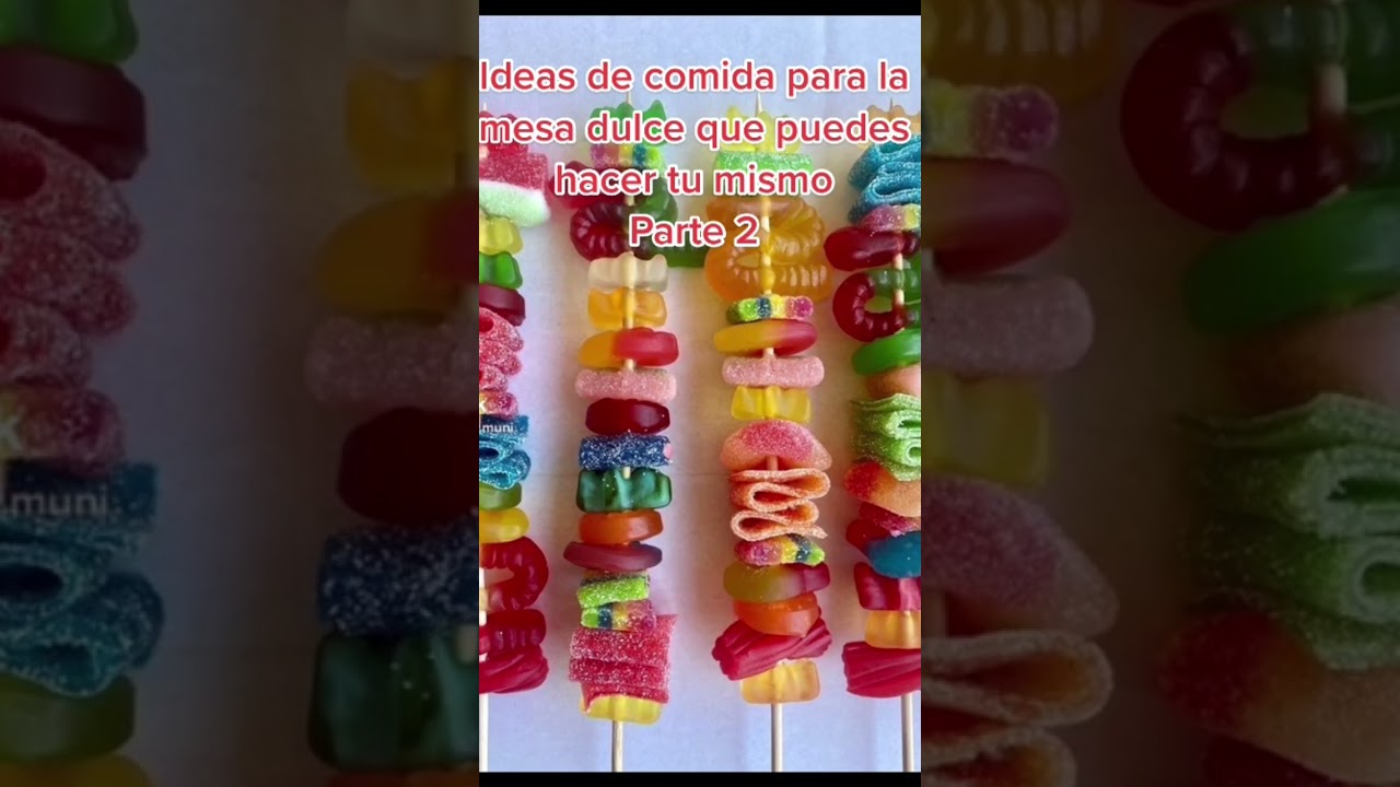 Ideas de comida para la mesa dulce que puedes hacer tu mismo parte 2