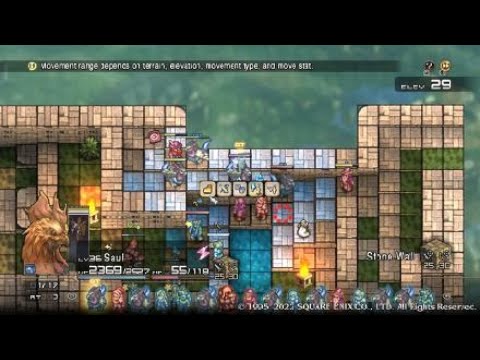 Easy Tactics Ogre: Reborn Gameplay Tutorial 372 Clear Heim Courtyard Part 2