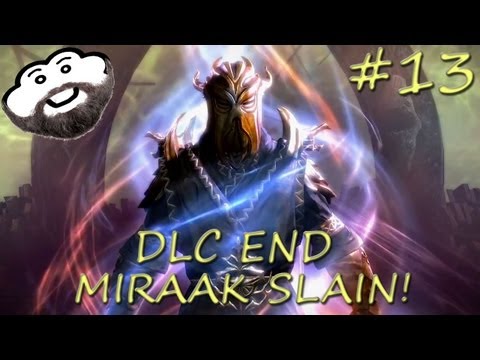 MIRAAKS DEFEAT and DRAGON RIDING! - Skyrim - DragonBorn Gameplay Walkthrough - Part 13