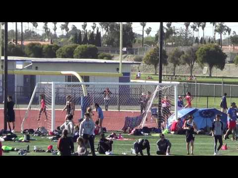 JVG 400m vs Huntington Beach 3-23-17 - Los Alamitos Girls