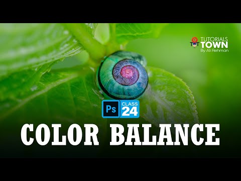 Color Balance Adjustment | Class 24 | Photoshop Training in Urdu Hindi