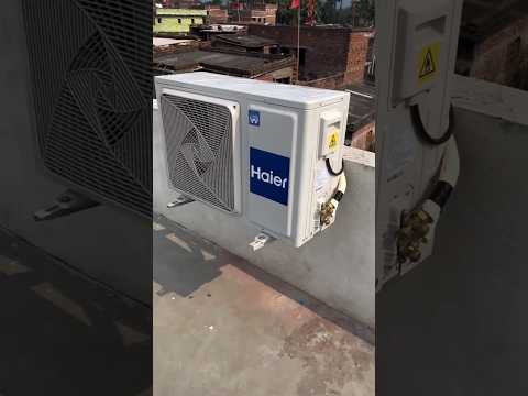 Haier AC installation//how to install Haier AC #youtubeshorts #shortvideo #shorts