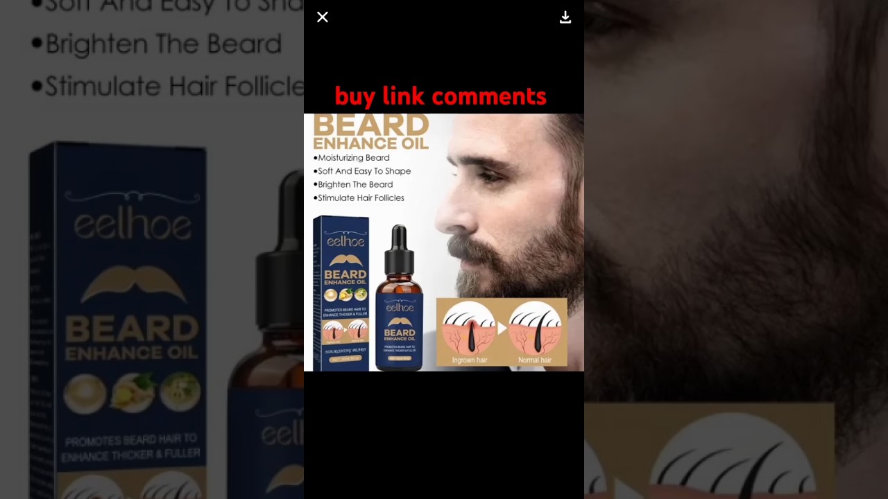EELHOE #Beard Care Oil - Strengthen And Nourish Beard Roots  Moisturizing Growth