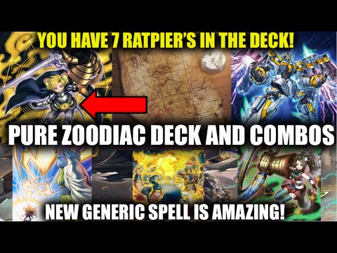 Pure Zoodiac Deck ft. Piri Reis Map, Combos and Profile (7 copies of Ratpier!!)