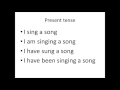 Learning 16 Tenses Via Singing A Song Along With Song Lyrics