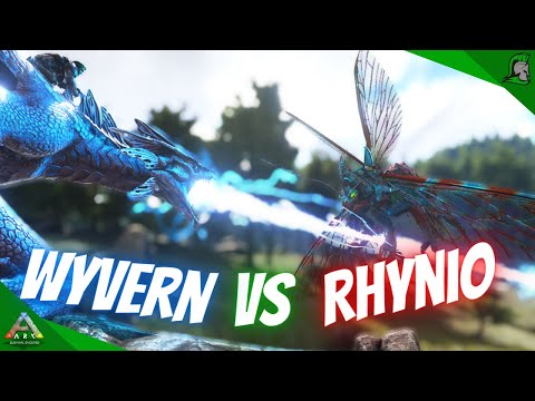 Rhyniognatha vs Wyvern | Who's the king of the sky in Ark?