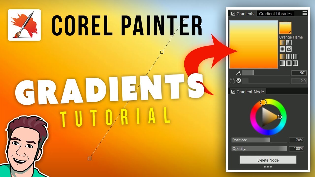 How to Make Gradients - Corel Painter Tutorial