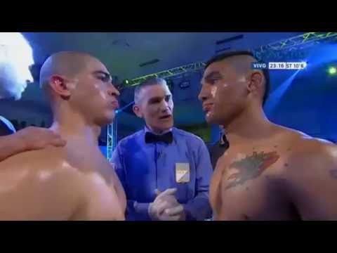 08.10.2016 - Elías Damián ‘Macho’ ARAUJO vs Jonathan José ‘Potro’ ENIZ - Título Latino Ligero CMB