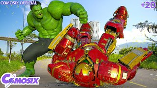Transformers: Hulk vs Hulk Buster Fight Scene | Avengers Age Of Ultron (2023) - Movie CLIP HD