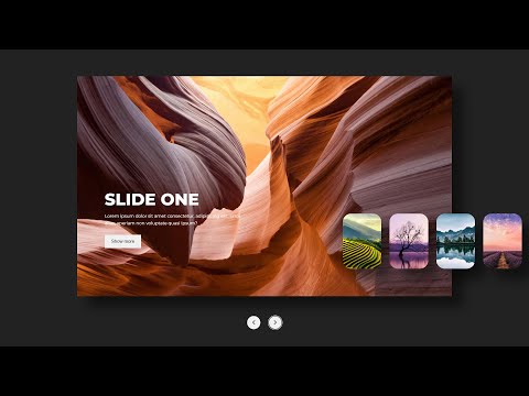Beautiful Image Slider Using Html Css Javascript Beginner Html Css And Javascript Project