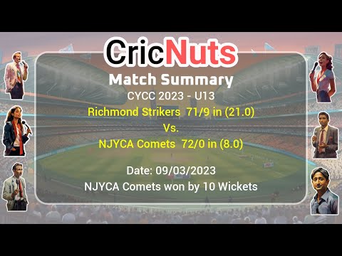 Richmond Strikers vs NJYCA Comets - 09/03/2023 - CYCC 2023 - U13-CYCC 2023 - U13