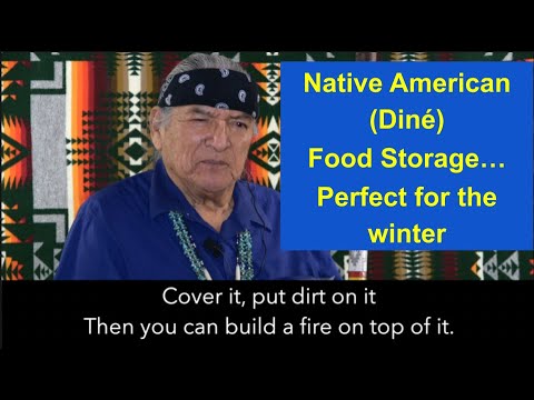 Native American (Diné) Food Storage