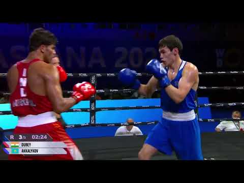 Sabirzhan Akkalykov (KAZ) vs. Nikhil Dubey (IND) World Boxing Cup 2025 SF's (75kg)