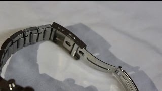 How to Adjust your Seiko Watch Band the Easy Way Recorded from a DSLR