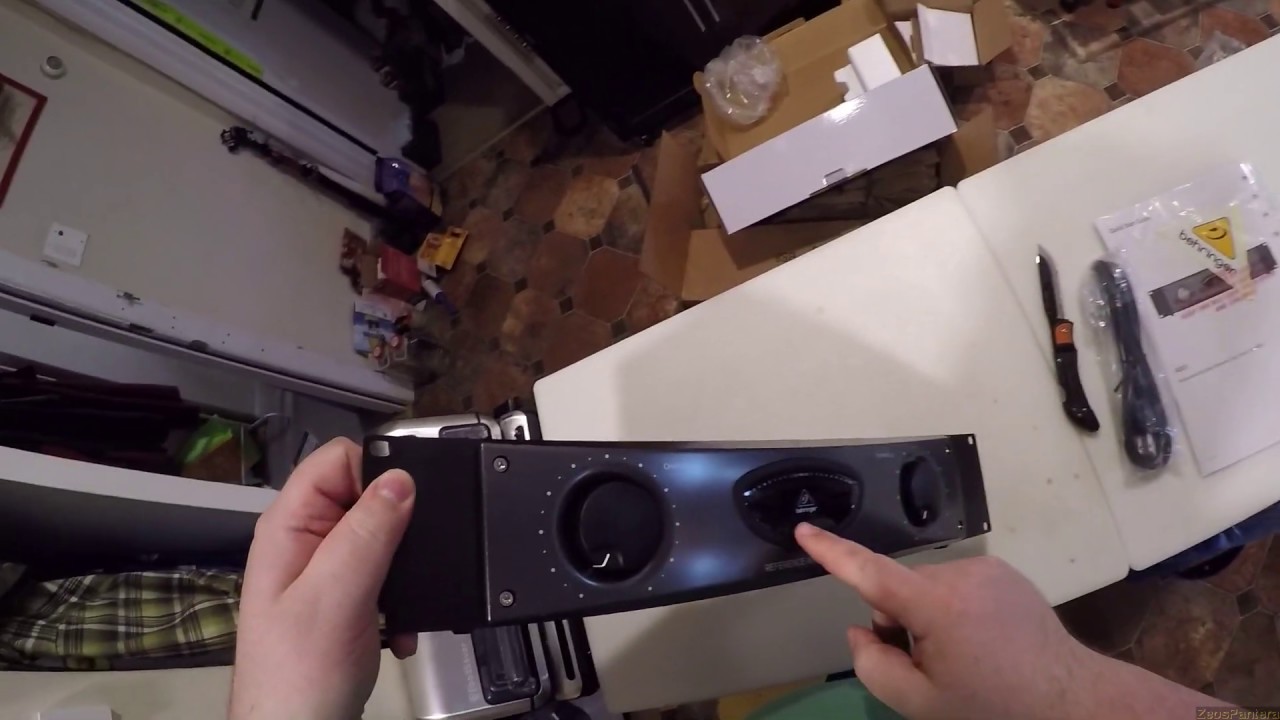 video Main Power Amply Behringer A800 chính hãng 0