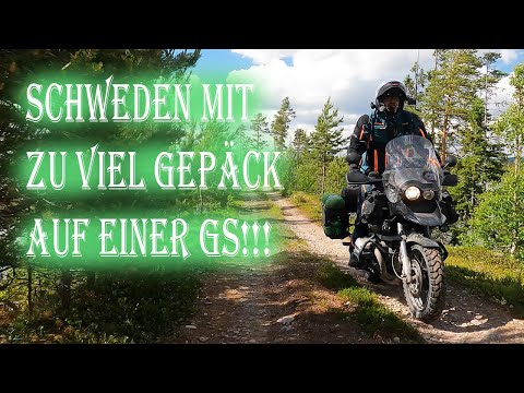 Mit der BMW GS auf den TET Schweden Teil 6, zu viel Gepäck, Schotter und ganz viel Wald, Sektion 3