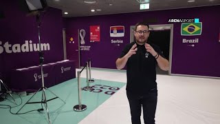 OVDE ĆE IGRATI SRBIJA I BRAZIL: Ekipa TV Arena sport u obilasku stadiona Lusail 