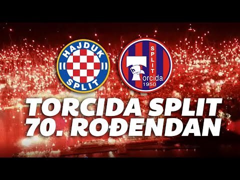 [DRONE] Torcida Split slavi 70 godina! / Torcida Split celebrating 70 years!